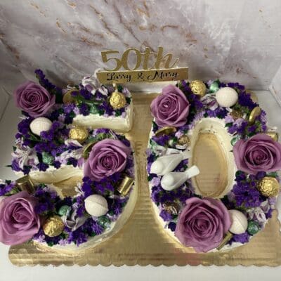 Macaron Number & Letter Cakes