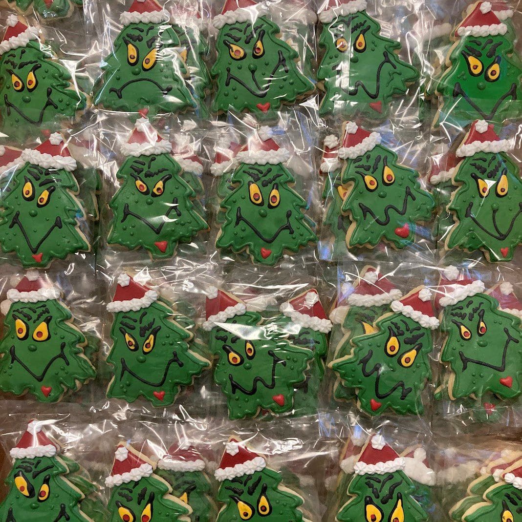 Annettes Grinch Face RI Xmas Trees - Square 2021