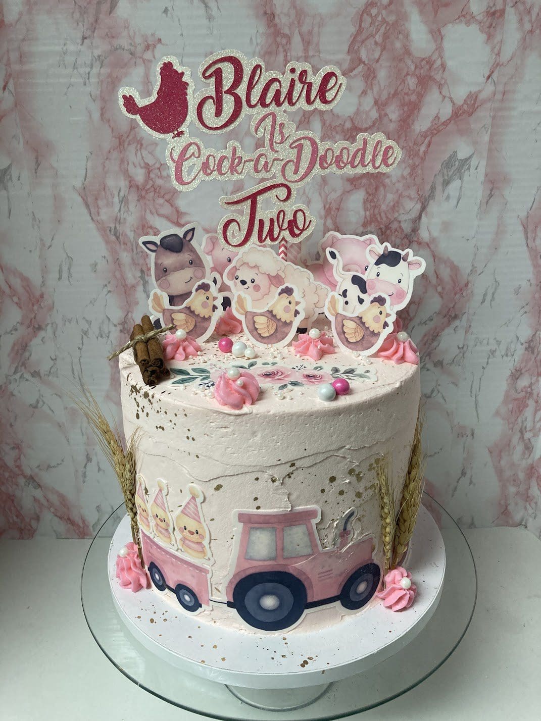 Blaires Cock A Doodle Two Cake