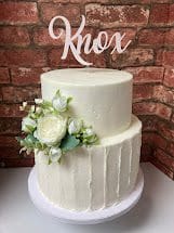 Knox's Baby Blessing Cake