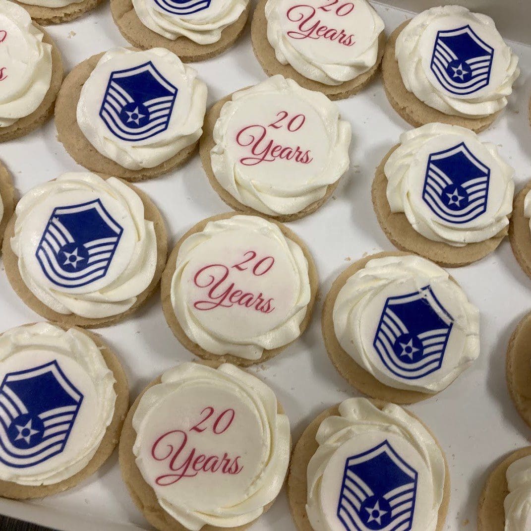 20 Years MSGT BC Cookies