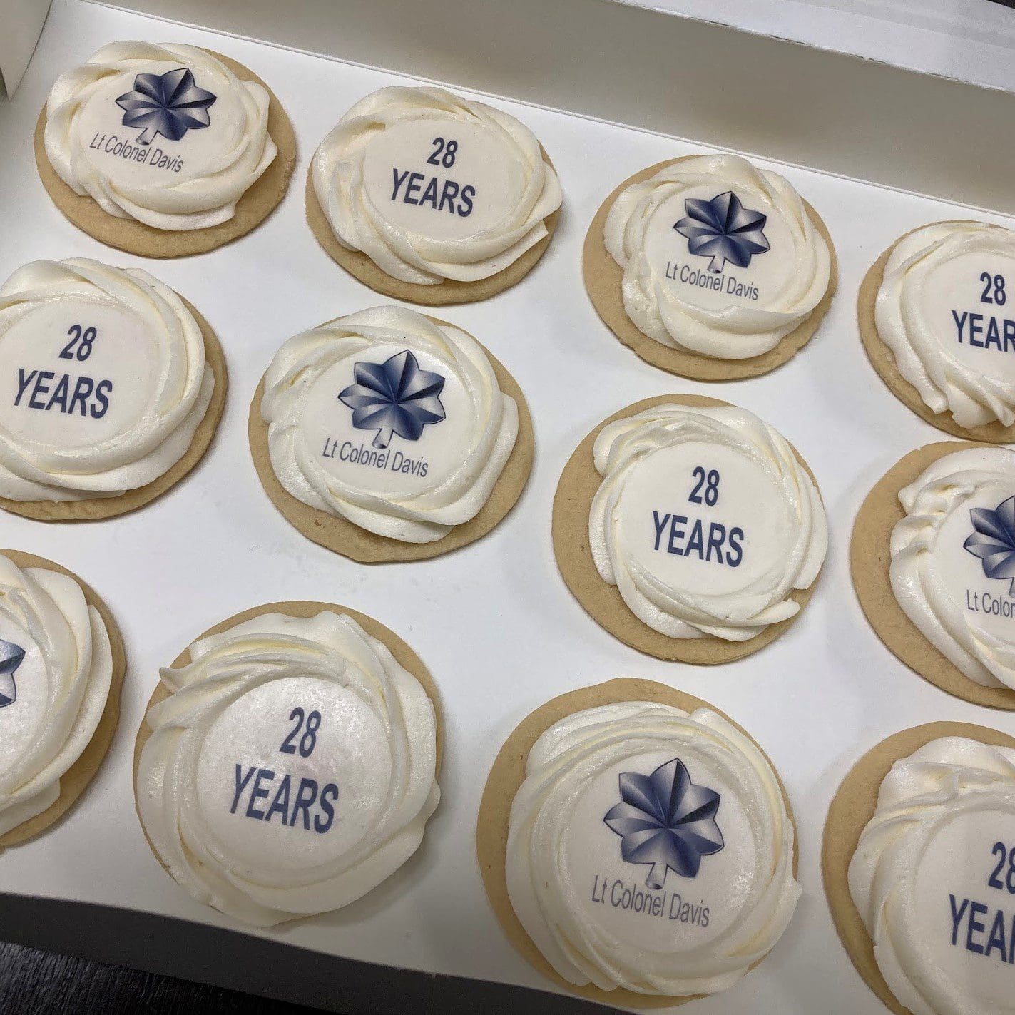 LT COL BC Logo Cookies