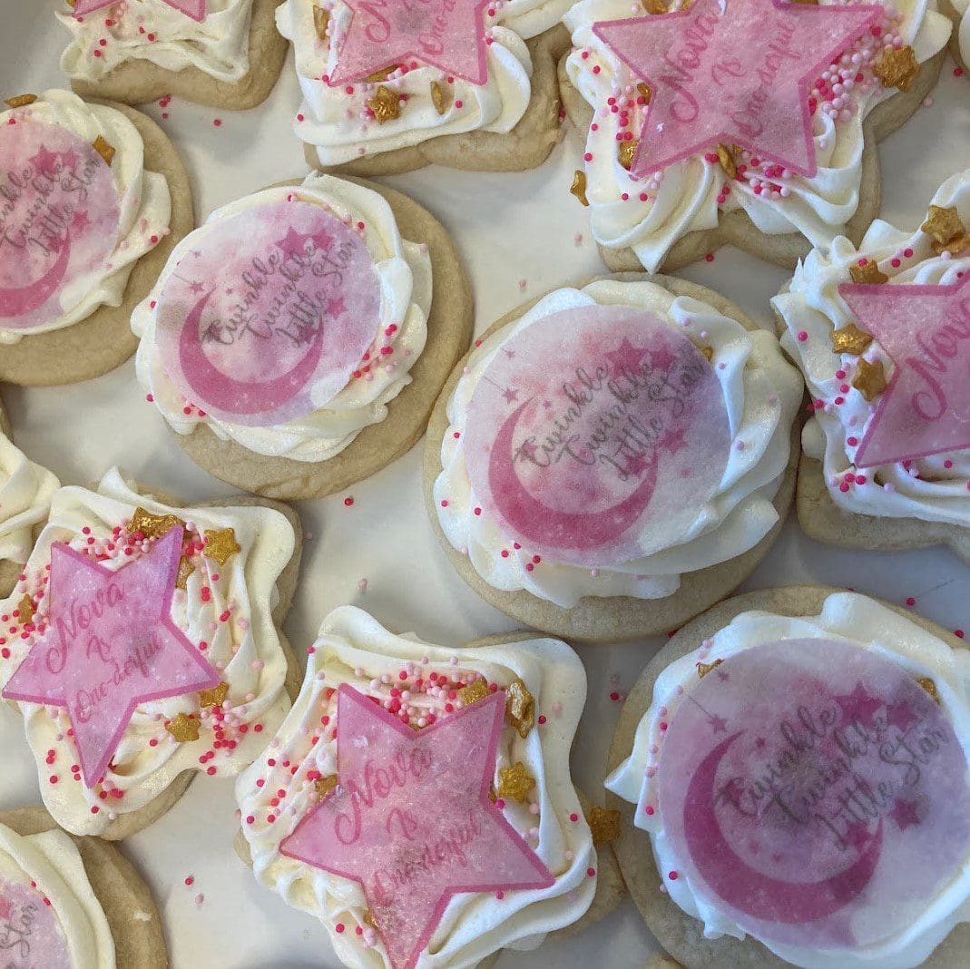 Twinkle Twinkle Little Pink Star BC cookies- Nova is Onederful
