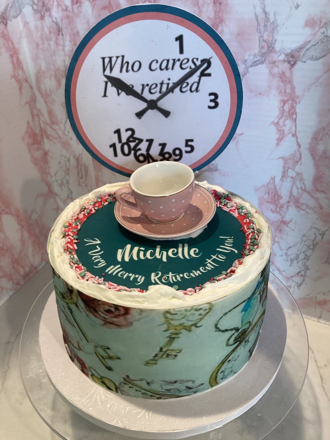 Annettes - Who Cares Im Retired AF Retirement Cake Michelle