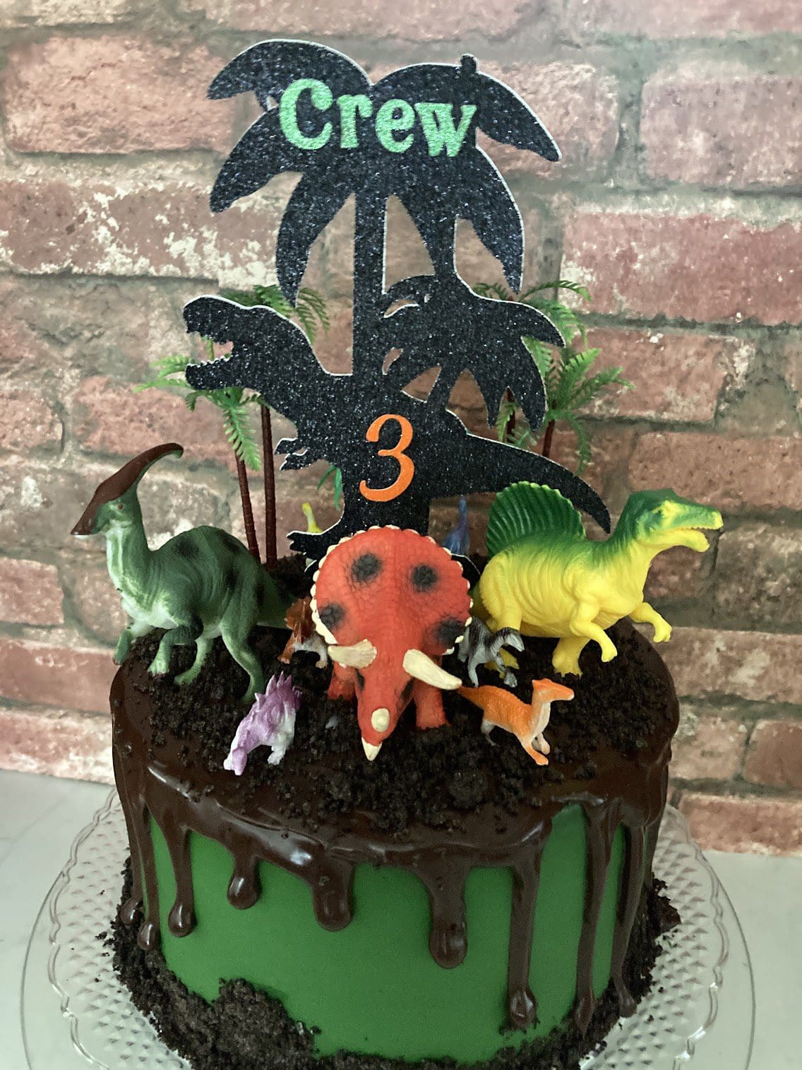 Crews 3 Dinosaur Cake