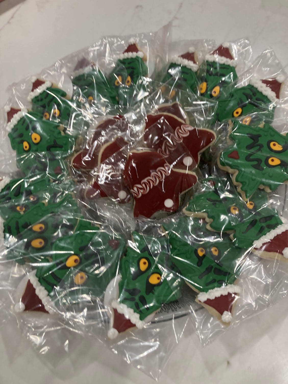 Annette Christmas Grinch Cookies & Bells