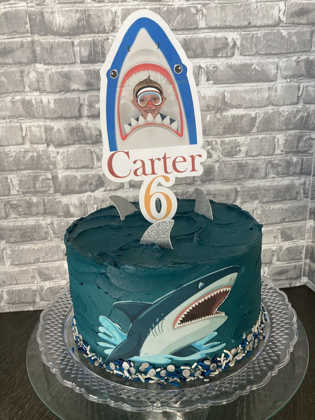 Annettes - Carters 6th BDay Shark Cake