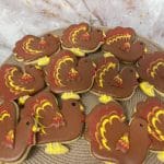 Royal Icing Thanksgiving Turkeys Sugar Cookies