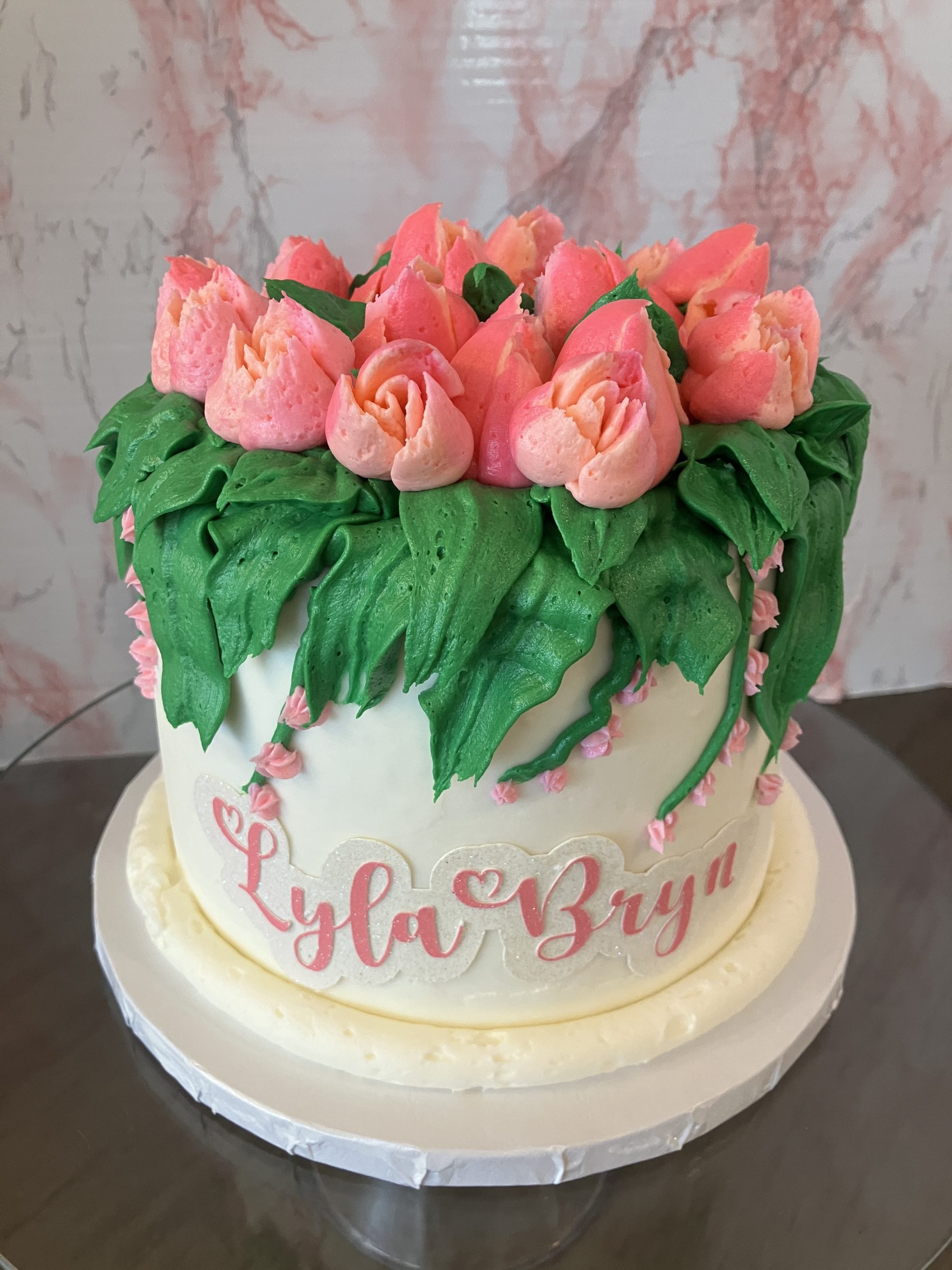 Annettes - Baby Blessing Cake Lyla Bryn Lyla Brynn