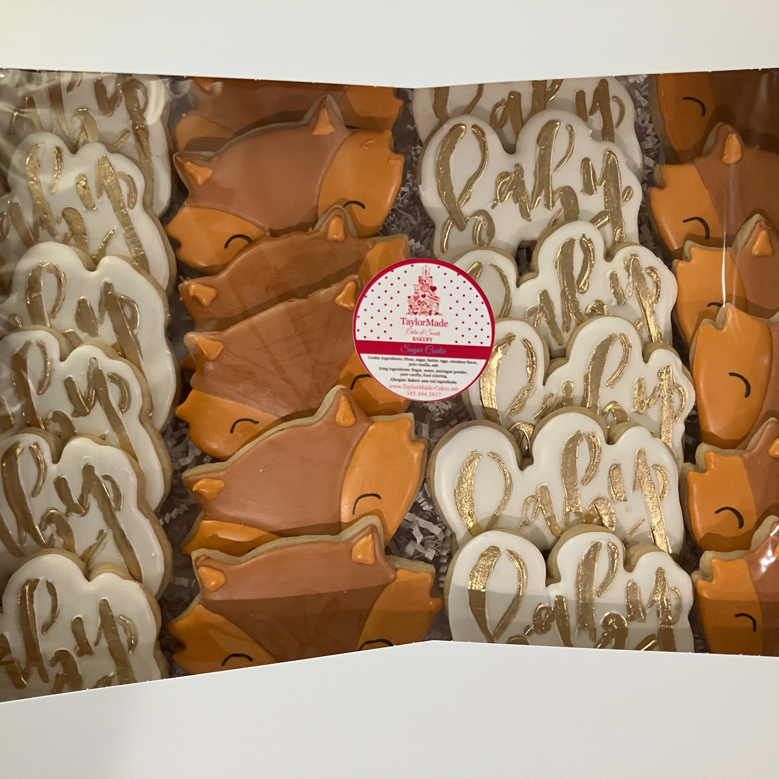 Annettes Woodland Fox & Baby Cookies