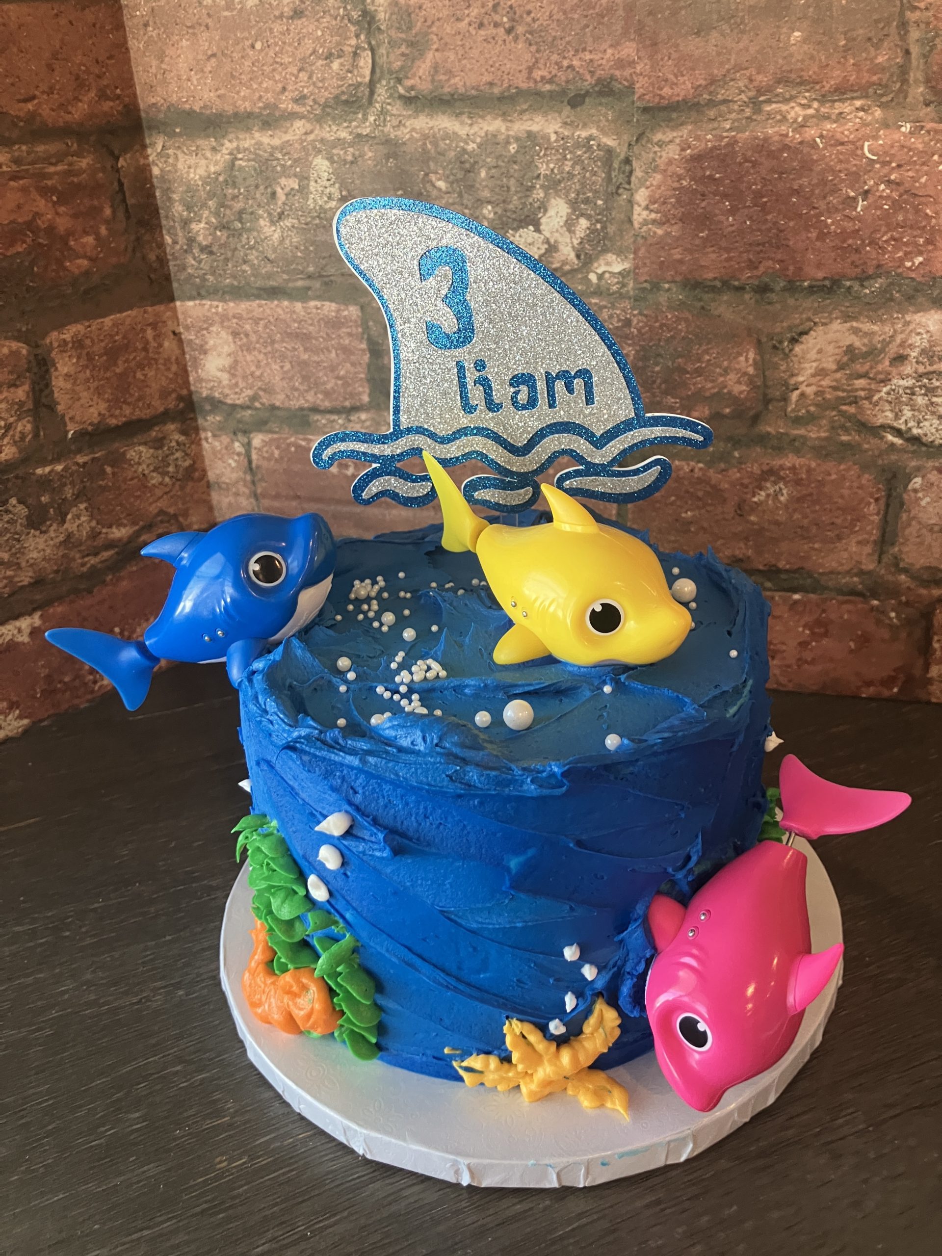 TMC - Liam's #3 Baby Shark Cake