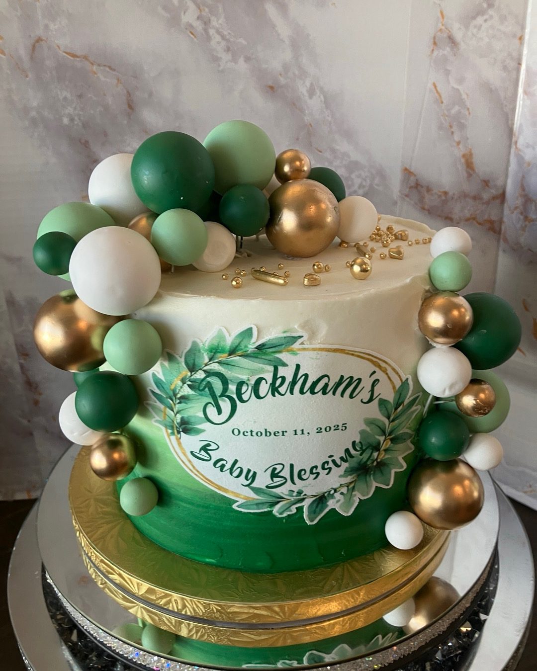 Beckhams Blessing Cake