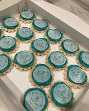 TMC- Carter Cliffords Baptism 8 Sugar Cookies