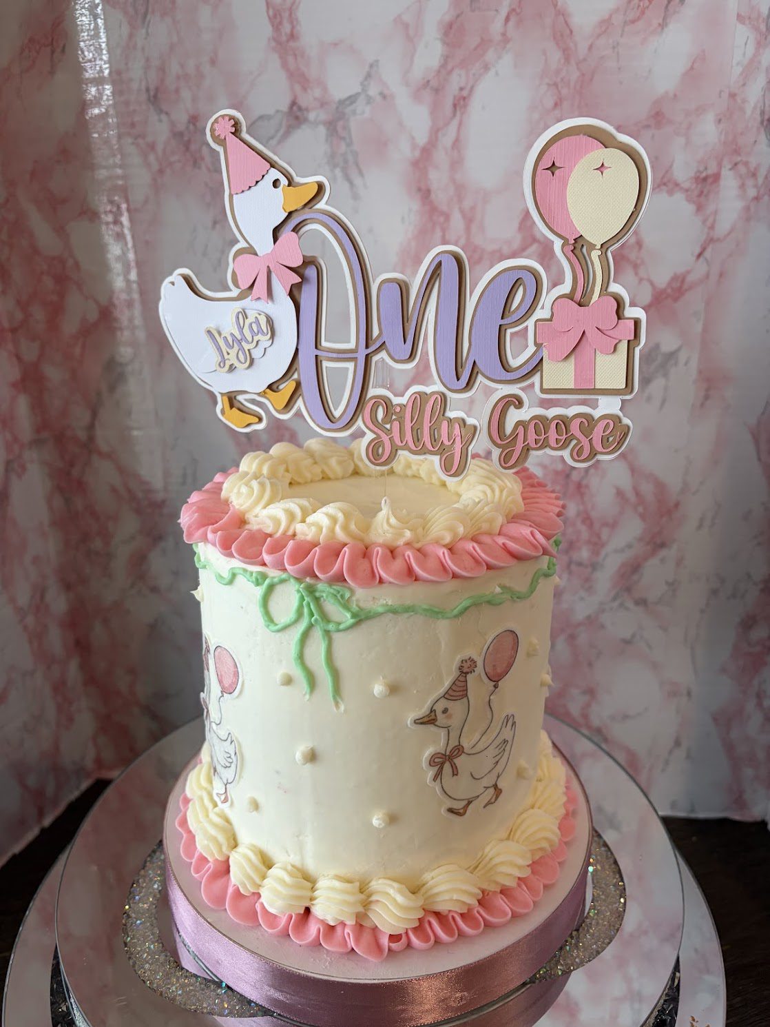 TMC- TL One Silly Goose Smash Cake - Lyla Lyla Brynn