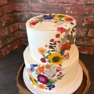 2 Tier Wedding Cake