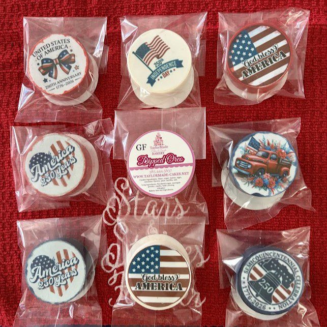 TMC-Patriotic Dipped Oreos Bagged