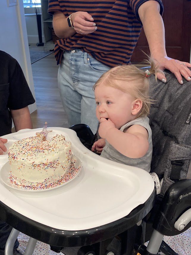 TMC - Camerons 1st Birthday Smash Cake by Kelsey