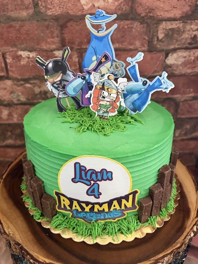 TMC - Liam's 4 Rayman Legends Cake